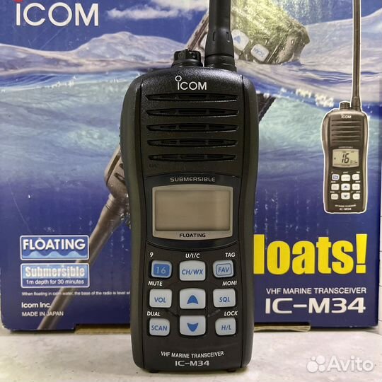 Морская рация Icom IC-M34 рмрс