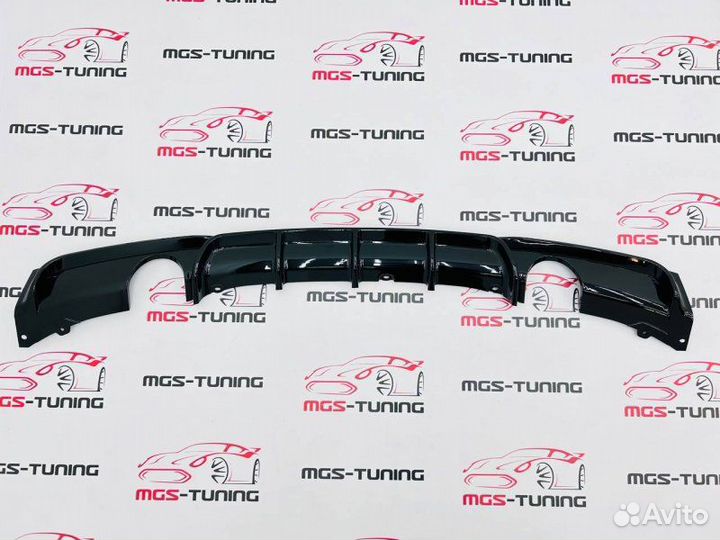 Диффузор BMW F30 M-Performance 1x1 черный глянец