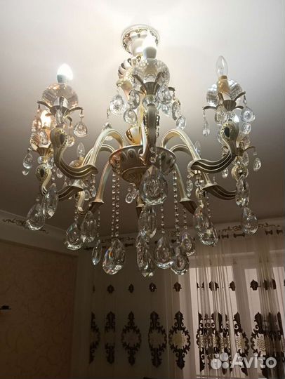 Люстра потолочная бу