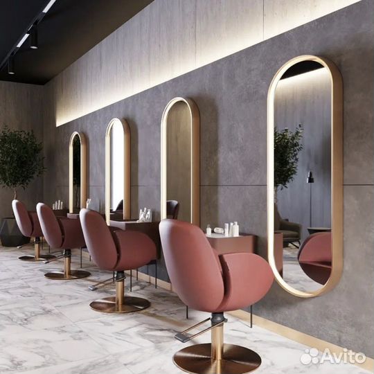 Зеркало в раме капсула Madeline