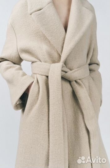 Zara ZW Пальто из кашемира новая коллекция