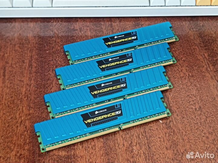 Озу Corsair vengeanceLP 4x4gb ddr3 1600 оперативна