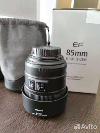 Объектив Canon EF 85mm f/1.4L IS USM