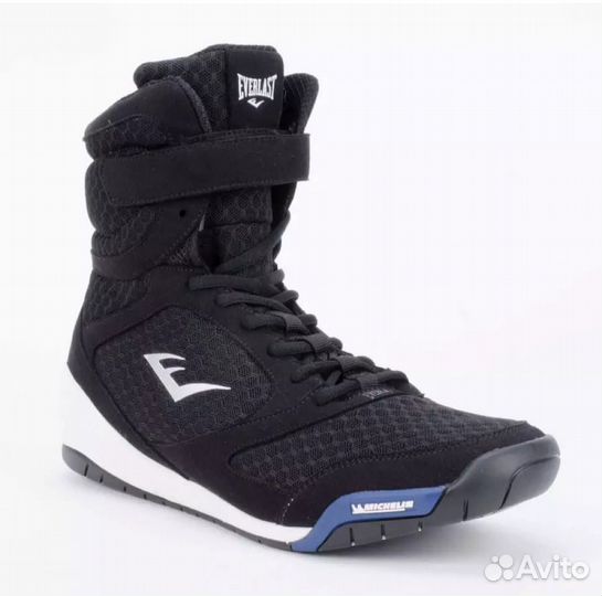 Боксерки Everlast Pro Elite High Top, black/white