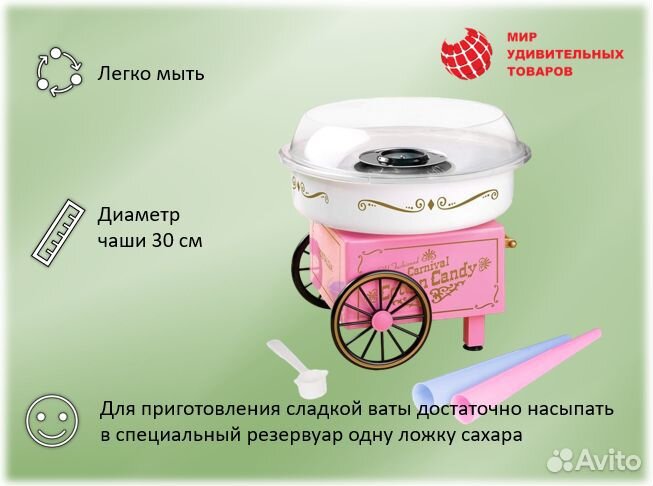 Гаджет для приготовления сахарной ваты