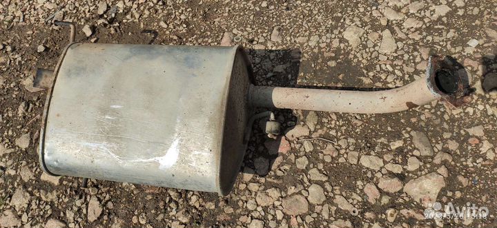 Задняя часть глушителя Шевроле Лачетти