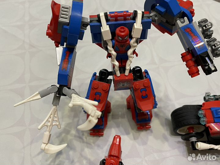 Lego набор человек паук