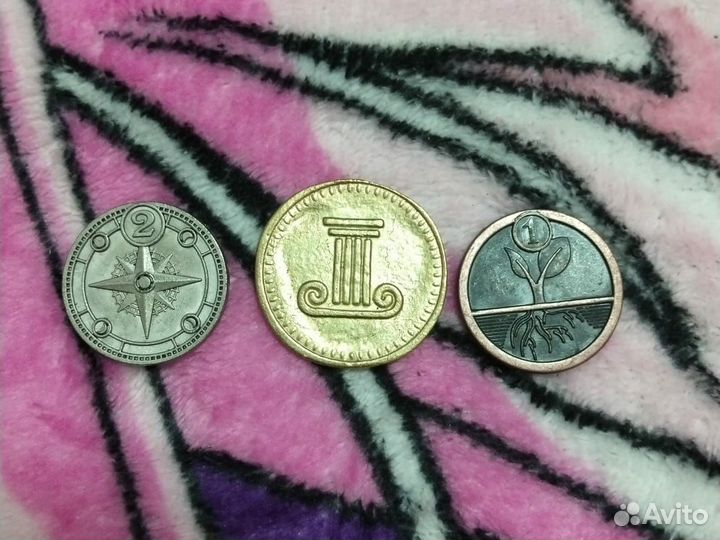 Монеты магазина магнит и пятёрочка