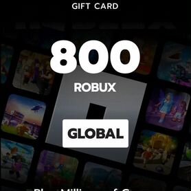 Карты пополнения 800 Robux(Робаксы)для игры Roblox