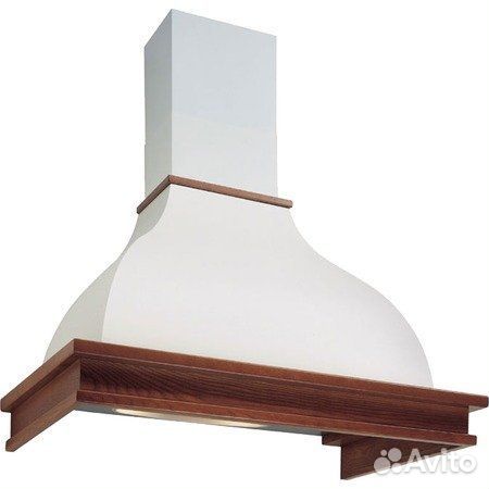 Вытяжка falmec iris/malizia white walnut 60 (пристенная,белый корпус+орех)