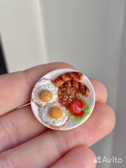 Миниатюрная еда из полимерной глины