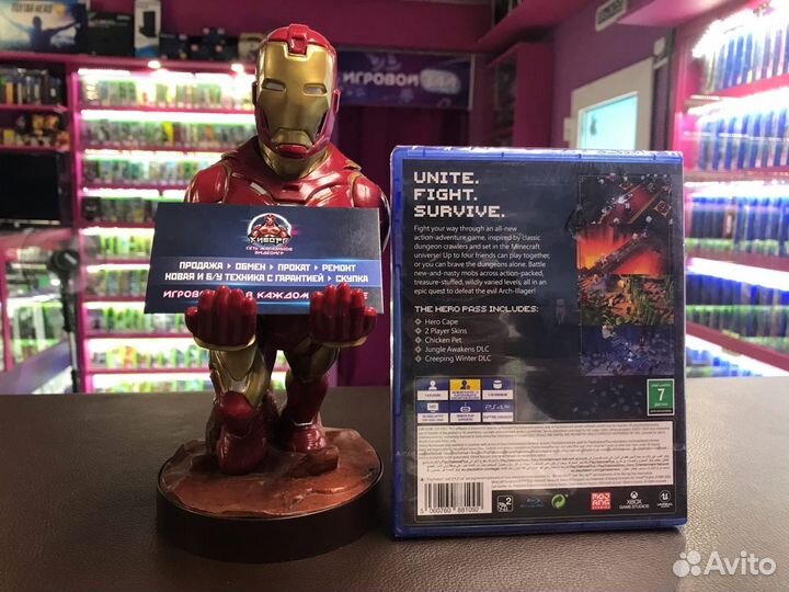 Minecraft Dungeons Hero Edition (Новый) PS4