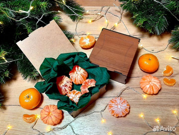 Мандарин мыло ручной работы подарочный набор