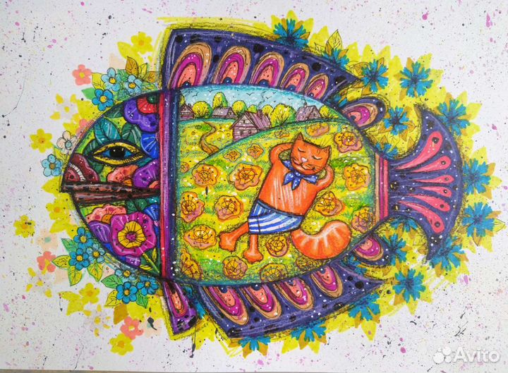 Коты на прогулке