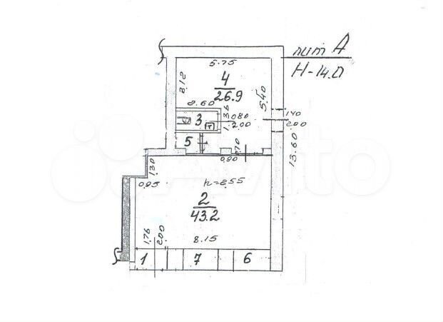 Сдам торговое помещение, 81.4 м²