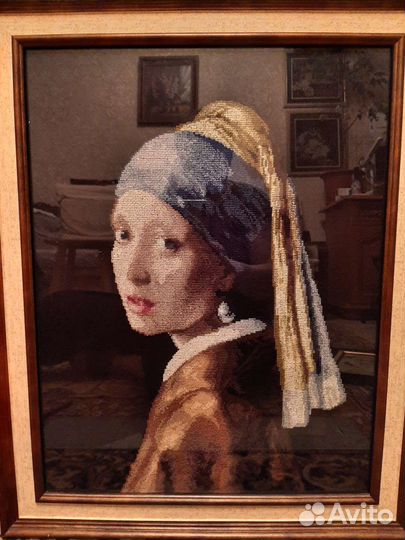 Картина вышитая крестом