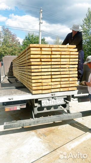 Доска обрезная 50х200х6000мм