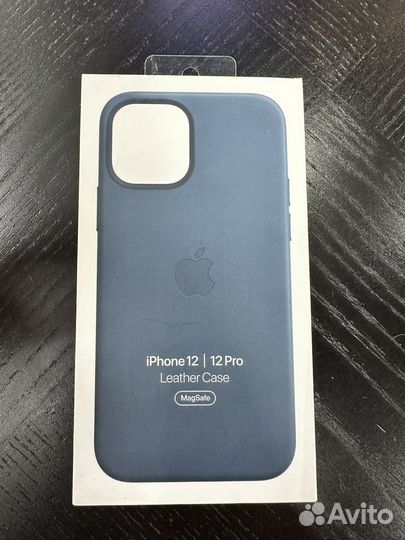 Чехол Apple iPhone 12/12pro A2494 кожа (оригинал)