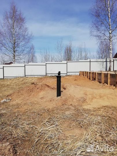 Фундамент на винтовых сваях. Монтаж за 1 день