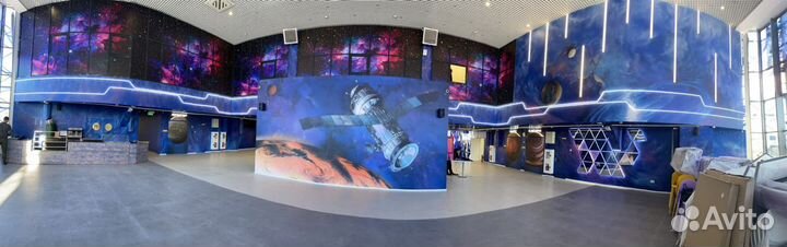 Роспись стен и фасадов, картины на заказ