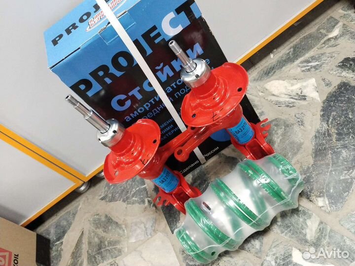 Стойки передние ваз 2170 с занижением -70мм