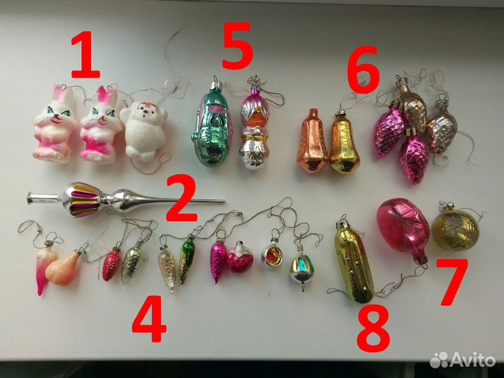 Советские елочные игрушки