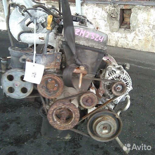 Двигатель в сборе двс toyota corolla AE111 4A-FE 1