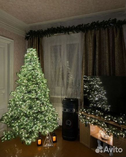 Гирлянда Роса на елку