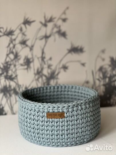 Корзины из трикотажной пряжи