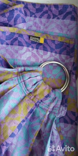 Слинг с кольцами лен (изготовитель мать ехидна)