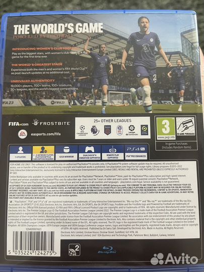 Продам fifa23 ps4