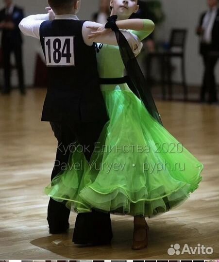 Бальное платье стандарт ю1 рост 146-158