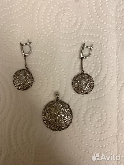 Серебряные серьги