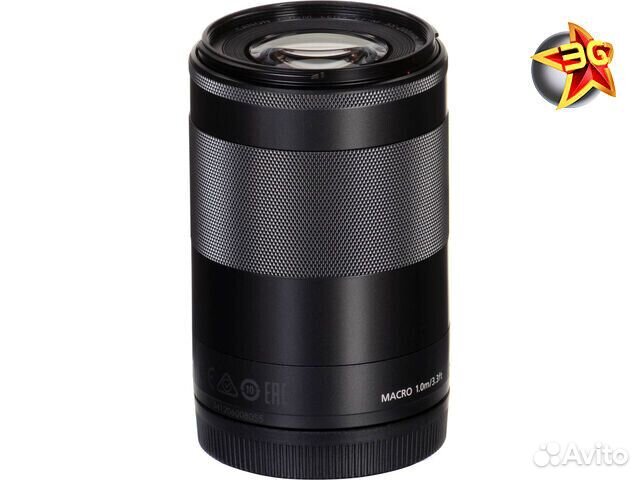 Объектив Canon EF-M 55-200mm f/4.5-6.3 IS STM Blac