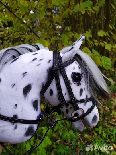 Хоббихорс с набором амуниции, лошадка на палке