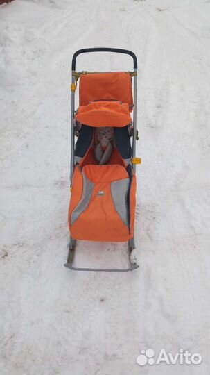 Зимняя детская коляска