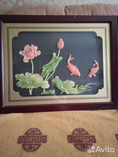 Картины 2 шт нефрит