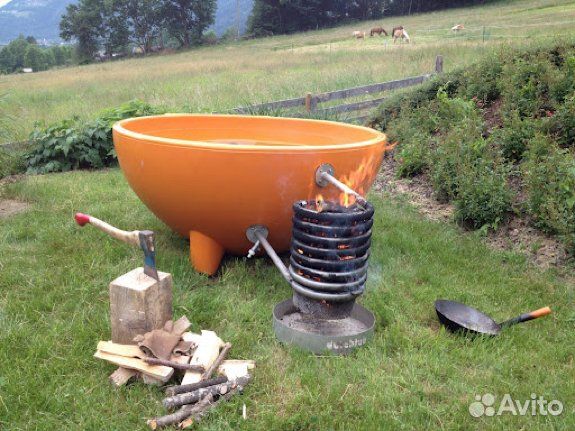 Термо купель из стеклопластика DutchTub с печкой
