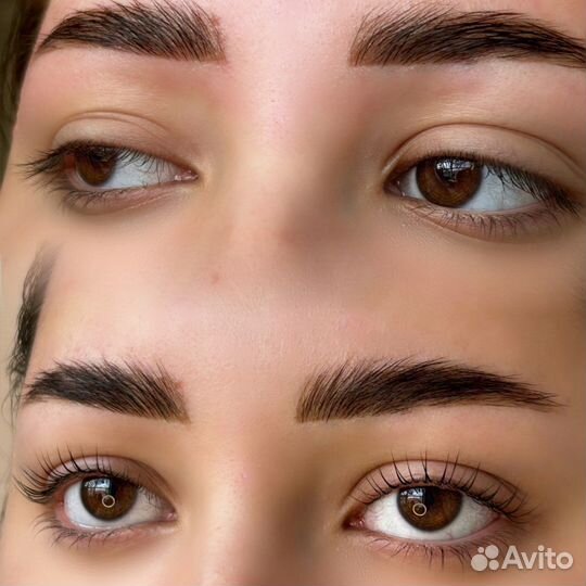 Окрашивание бровей