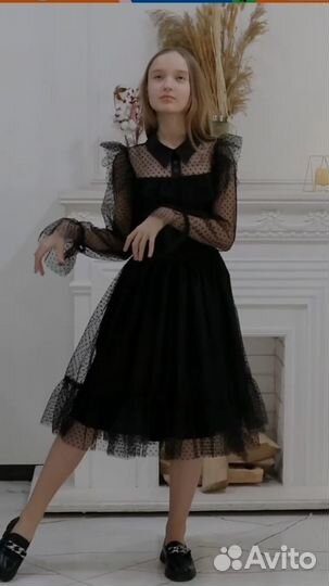 Платье для девочки праздничное 134