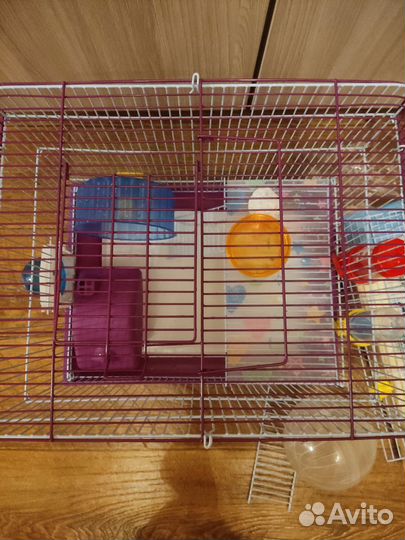 Клетка для хомяка с приданым