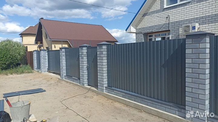 Колпаки на забор