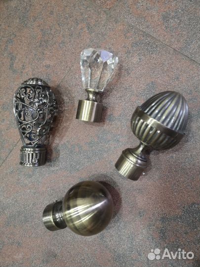 Кронштейн для карниза + наконечники