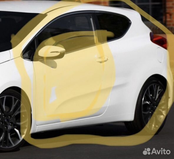 Боковая задняя часть кузова kia ceed 2013