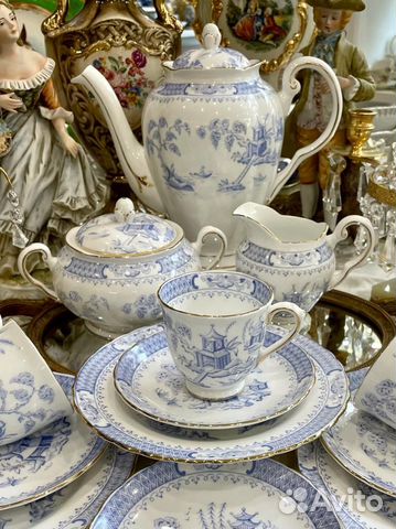 Винтажный чай/кофе сервиз. Tuscan Fine English