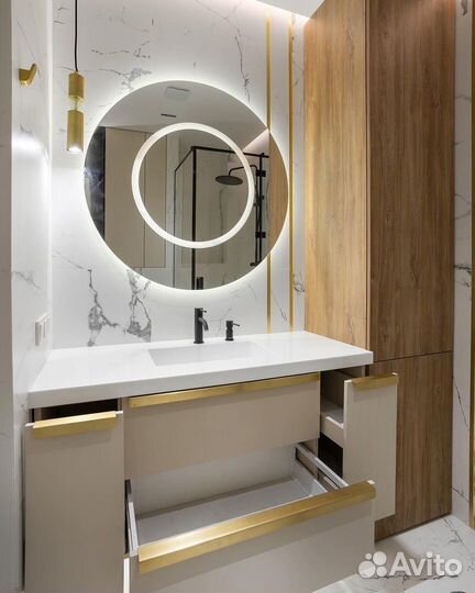 Мебель для ванной на заказ от производителя