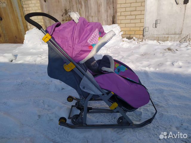 Детские санки коляска