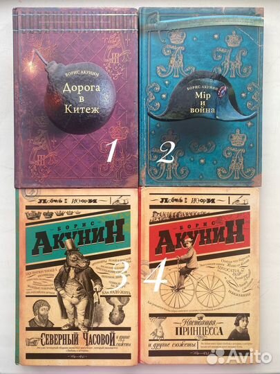 Книги Бориса Акунина