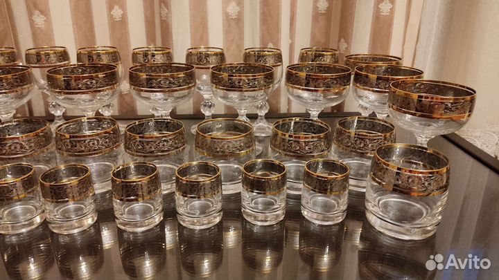 Набор бокалов Чехословакия Богемия