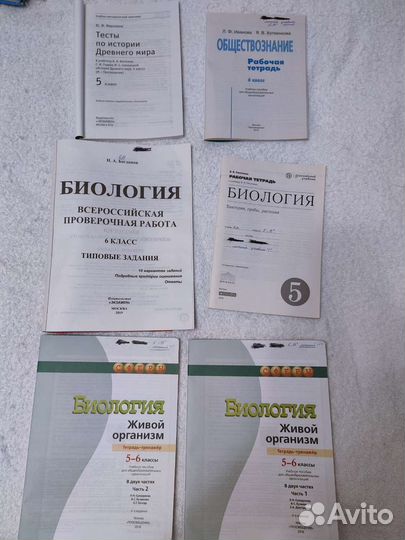 Учебники 6 класс разные